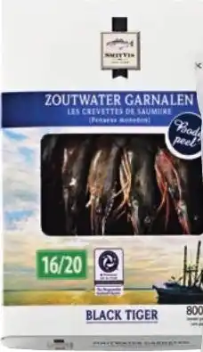 Sligro Black Tiger garnalen Bodypeel 16/20 aanbieding