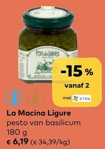 La macina ligure pesto van basilicum