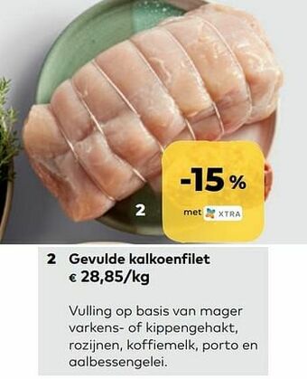 Gevulde kalkoenfilet
