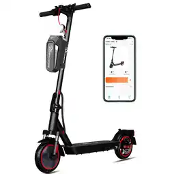 Decathlon Opvouwbare Elektrische Step voor Volwassenen-EVERCROSS EV85F (ABE) - Zwart Rood aanbieding