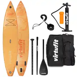Decathlon Supboard Voyager 381 - Oranje - Inclusief accessoires en draagtas aanbieding