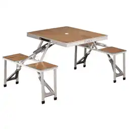 Decathlon Outwell Campingtafel inklapbaar Dawson bamboe aanbieding