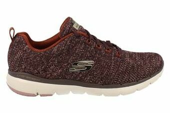 Berca Shoes Skechers Sneaker Laag Dames - Bordeaux aanbieding