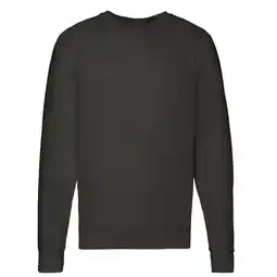 Decathlon Unisex Lichtgewicht Raglan Sweatshirt voor volwassenen (Zwart) aanbieding
