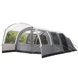 Decathlon Opblaasbare Campingtent Timola 6 Air - 6 Pers, 1 donkere cabine, inclusief pomp aanbieding