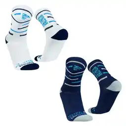Decathlon Compressiekousen hardloopsokken heren dames marathon de Valencia licht running aanbieding