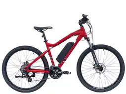 Decathlon Villette le Sommet, e-MTB 13Ah 24sp 27.5 inch rood aanbieding
