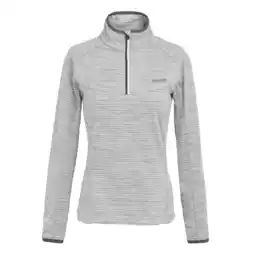 Decathlon Dames Yonder II Half Zip Fleece Top (Wit) aanbieding