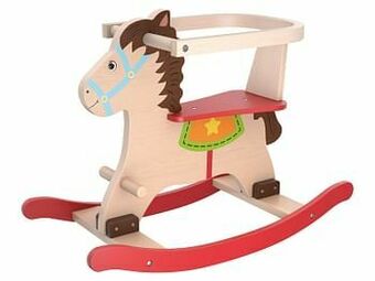 PLAYTIVE® Houten loopfiets, hobbelpaard of loopwagentje (hobbelpaard)