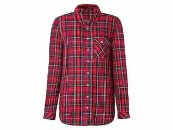 Lidl ESMARA® Nonchalante blouse (44, rood/blauw) aanbieding