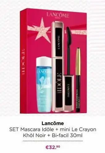 ICI PARIS XL Lancôme set mascara idôle + mini le crayon khôl noir + bi-facil aanbieding