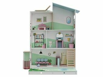 PLAYTIVE® Poppenhuis, incl. 14 accessoires