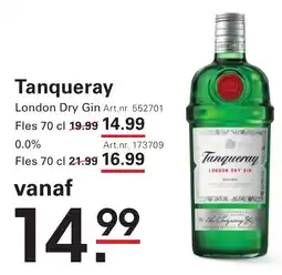 Sligro Tanqueray London Dry Gin aanbieding