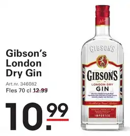 Sligro Gibson's London Dry Gin aanbieding