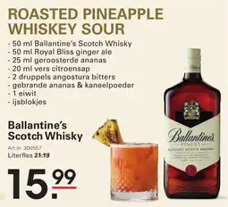 Sligro Ballantine's Scotch Whisky aanbieding
