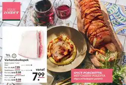 Sligro Varkensbuikspek Heel aanbieding