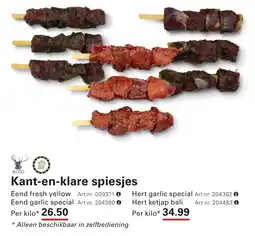 Kant en klare spiesjes