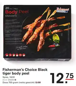 Sligro Fisherman's Choice Black tiger body peel aanbieding