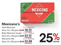 Sligro Halal Mexicano aanbieding