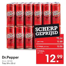 Sligro Dr. Pepper aanbieding