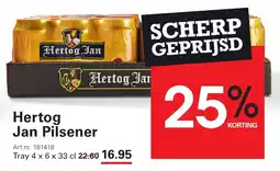 Sligro Hertog Jan Pilsener aanbieding