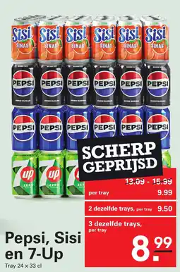 Sligro Pepsi, Sisi en 7 Up aanbieding
