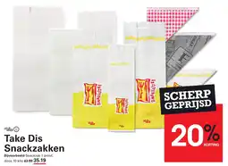 Sligro Take Dis Snackzakken aanbieding