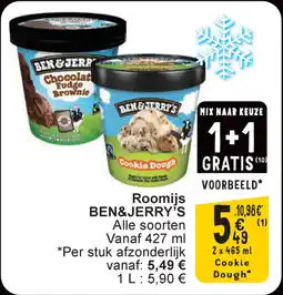 Cora Roomijs ben & jerry's aanbieding