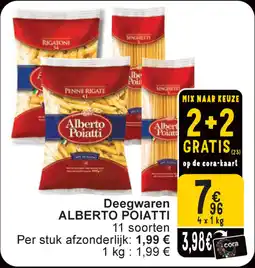Cora Deegwaren alberto poiatti aanbieding