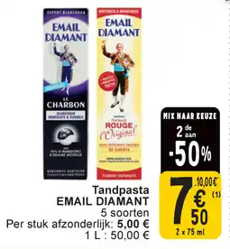Cora Tandpasta email diamant aanbieding