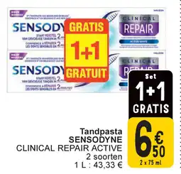 Cora Tandpasta sensodyne aanbieding