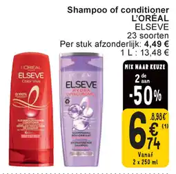 Cora Shampoo of conditioner L'oréal aanbieding