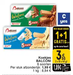 Cora Koekjes balconi aanbieding