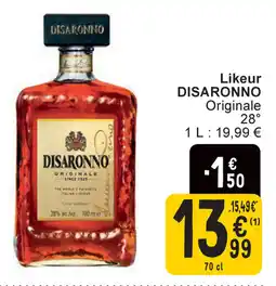 Cora Likeur disaronno originale 28° aanbieding