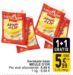 Cora Geraspte kaas meule d'or aanbieding