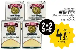 Cora Italiaanse geraspte kaas marco polo aanbieding