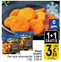 Cora Rösti Aviko aanbieding