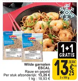 Cora Escal Wilde garnalen aanbieding