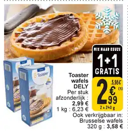 Cora Toaster Wafels Dely aanbieding