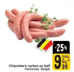 Cora Chipolata's varken en kalf aanbieding