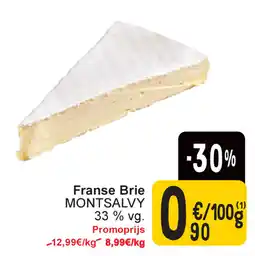 Franse brie montsalvy