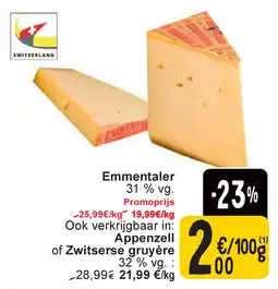 Cora Emmentaler aanbieding