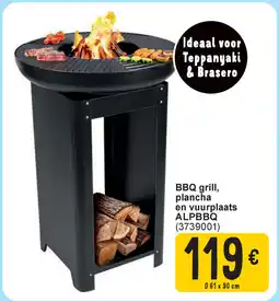 Cora BBQ grill, plancha en vuurplaats Alpbbq aanbieding