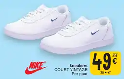 Cora Sneakers Court Vintage aanbieding