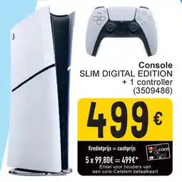 Cora Console Slim digital edition +1 controller aanbieding