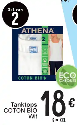 Cora Tanktops coton bio wit aanbieding
