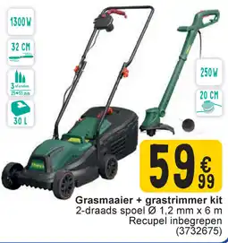 Cora Grasmaaier + grastrimmer kit aanbieding