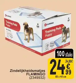 Cora Zindelijkheidsmatjes Flamingo aanbieding