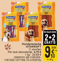 Cora Hondensnacks Vitakraft aanbieding