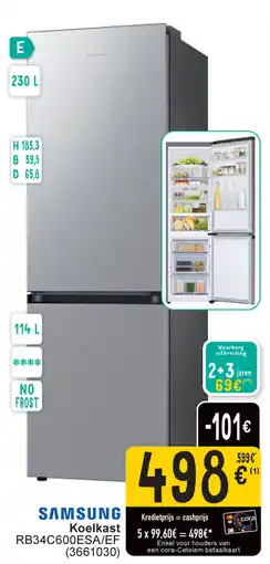 Cora Samsung Koelkast RB34C600ESA/EF aanbieding